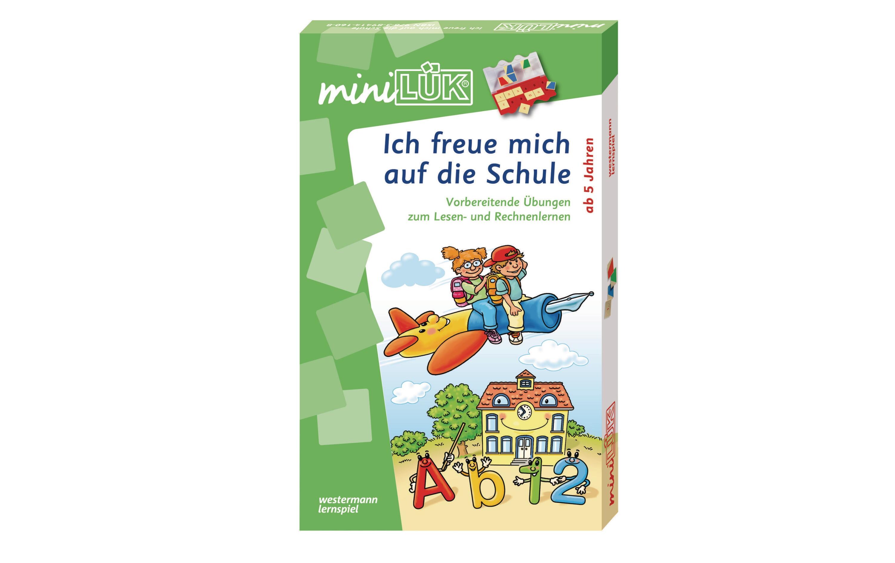 miniLÜK Ich freue mich auf die Schule SetLernspiel mit Lösungsgerät