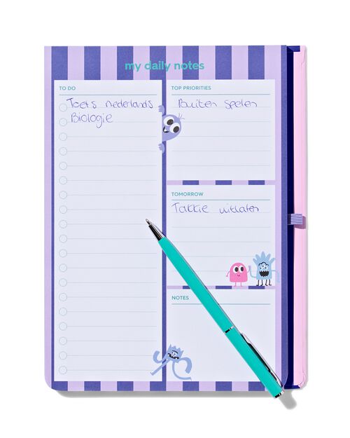 agenda avec stylo