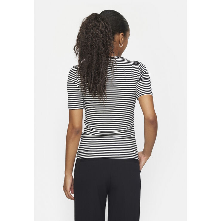 Soft Rebels SRFenja Stripe SS Top Black