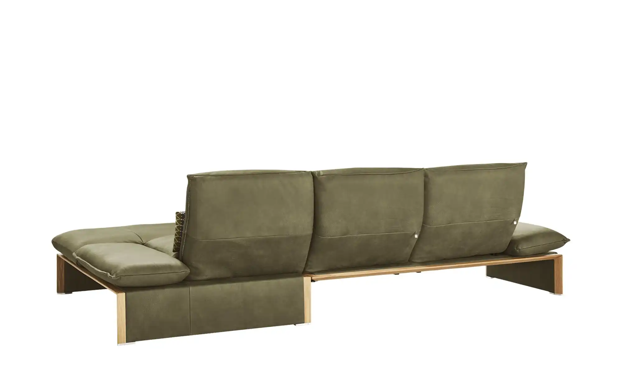 KOINOR  Leder-Ecksofa mit Massivholzrahmen aus Wildeiche Humfrey