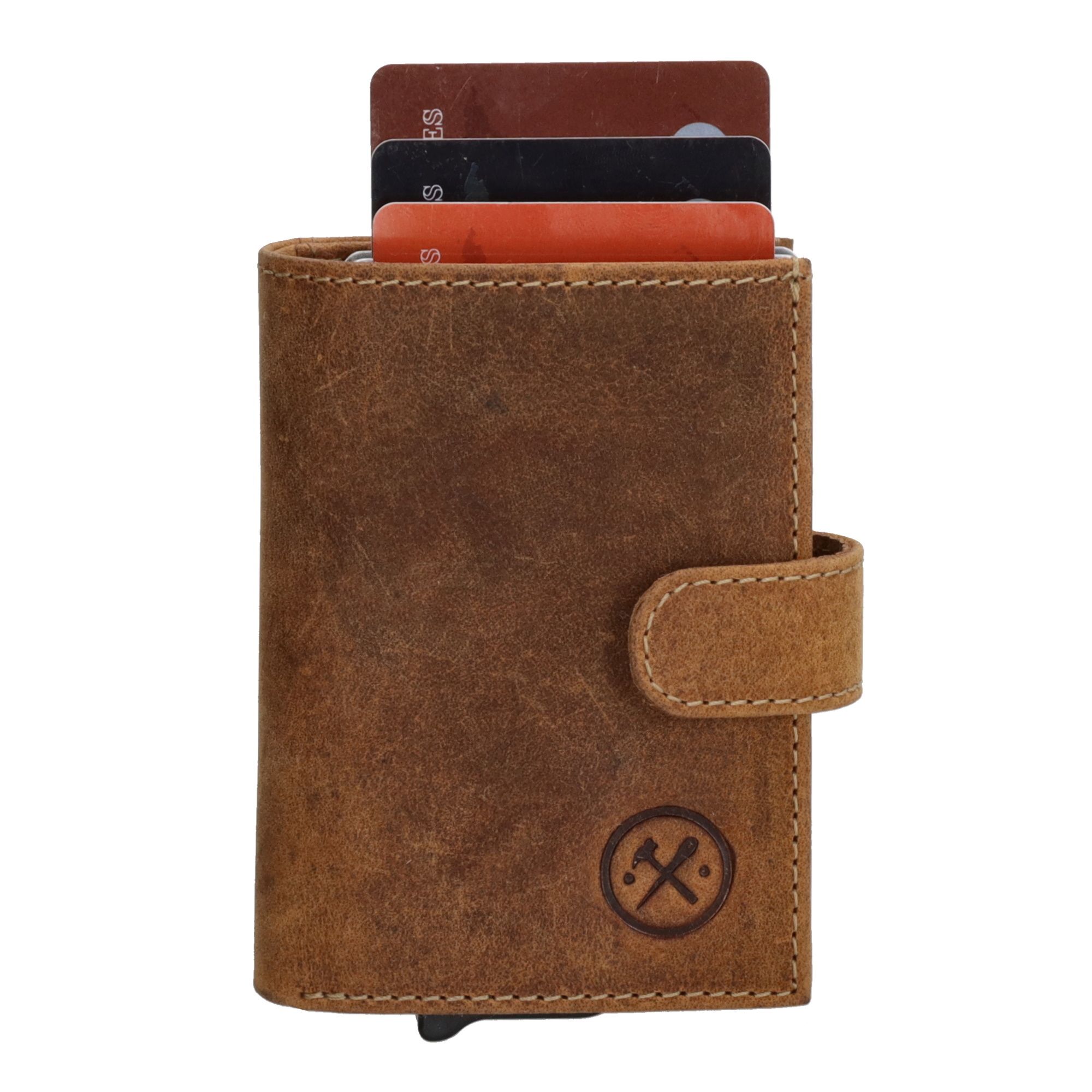 Hide & Stitches Idaho Safety Wallet Bruin