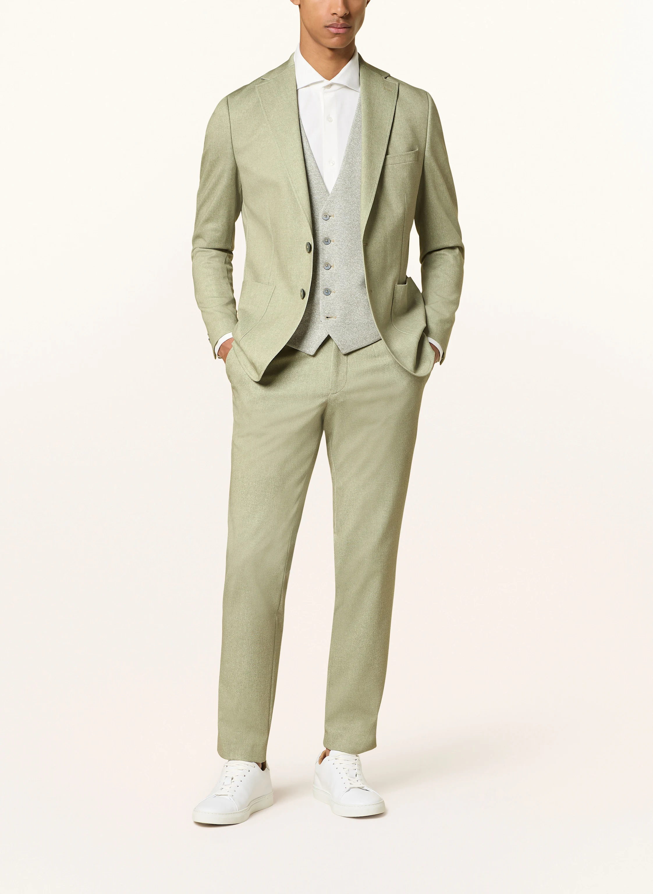PAUL Anzughose Slim Fit aus Jersey
