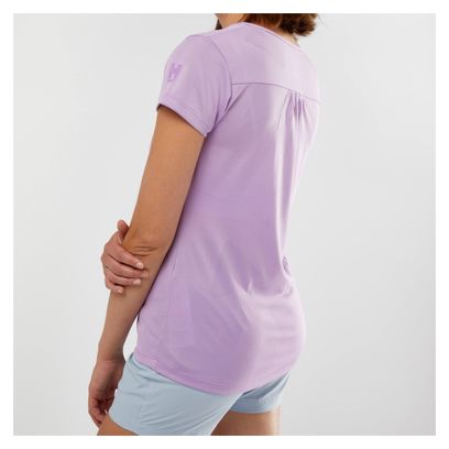 T-Shirt Femme Millet Hiking Jacquard Violet