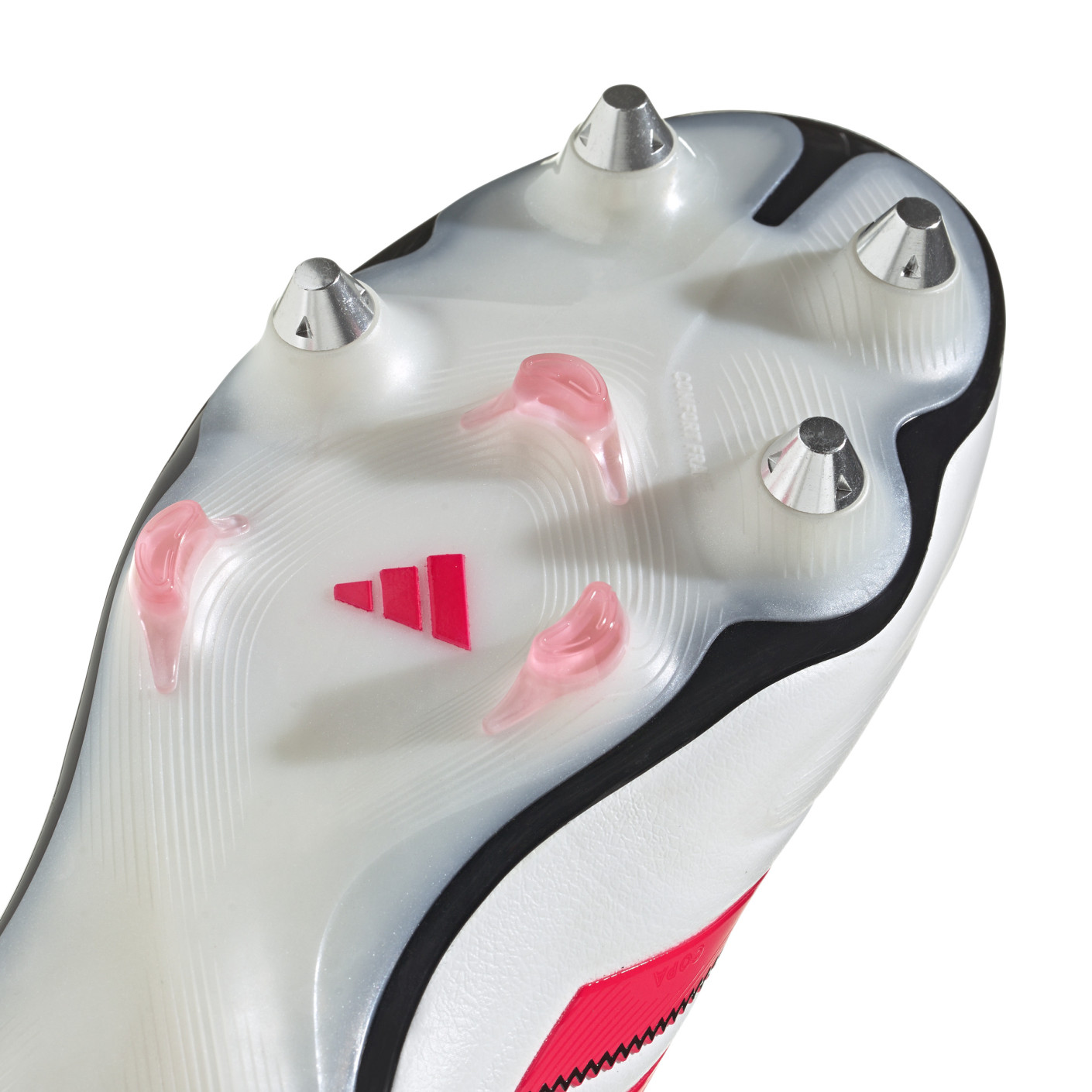 Adidas Copa Pure III Elite IJzeren-Nop Voetbalschoenen (SG) Wit Zwart Rood