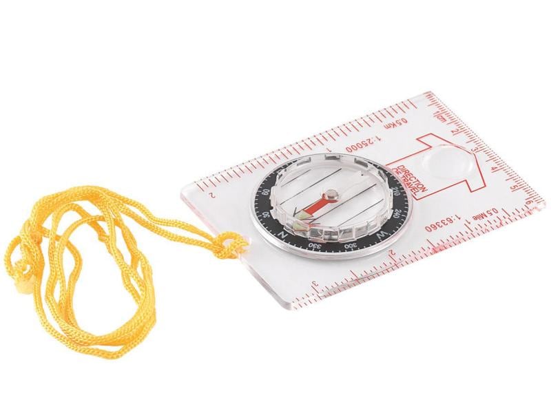 Easy Camp Kompass Adventure Karten Kompass, 6.5 x 8.5 cm Mit Masseinheiten für Karten