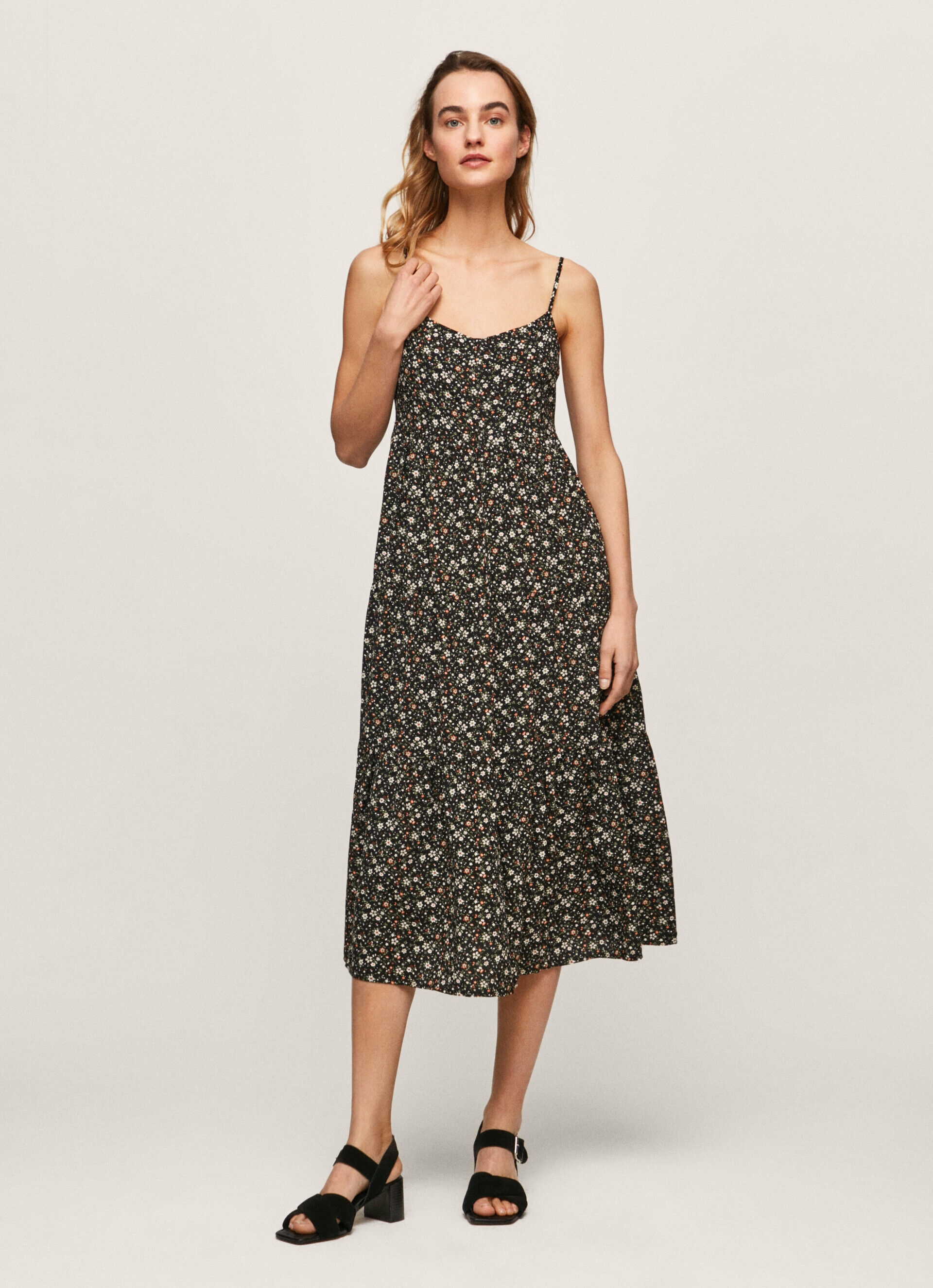 VESTIDO PEY FLOWY COM FLORES - multicolorido