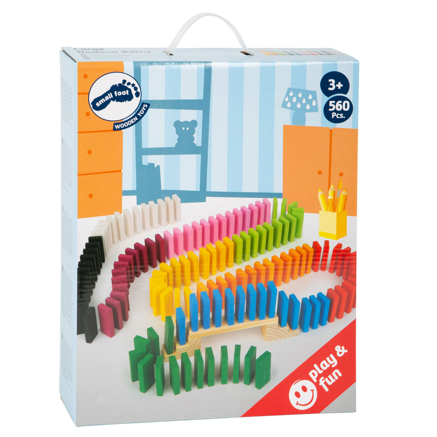 Small Foot-Houten Domino Rally, 560dlg