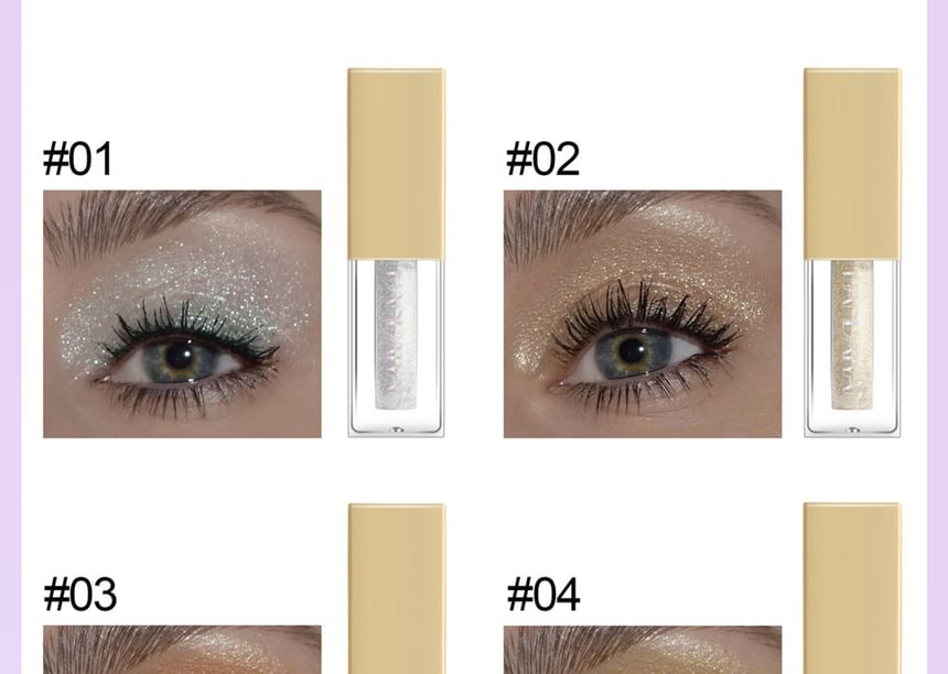 HANDAIYAN - Shimmer Liquid Eyeshadow - 12 kleuren