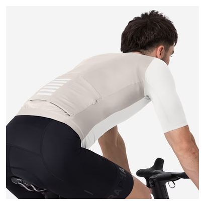 Maillot Manches Courtes Rapha Pro Team Training Blanc/Gris