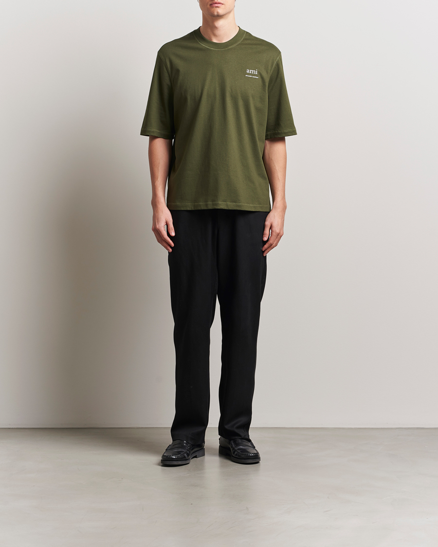 AMI ami Logo T-Shirt Loden