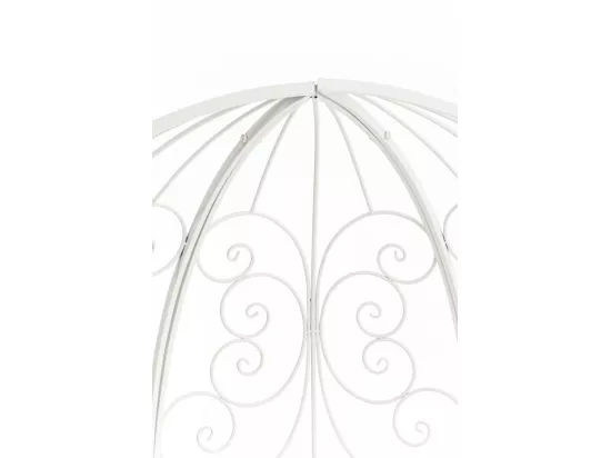 Arche à rosiers - Métal & Métal - Blanc - Rosie
