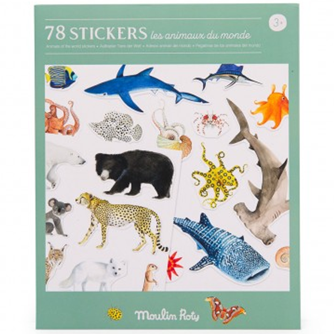 Moulin roty herbruikbare stickerset - 78st