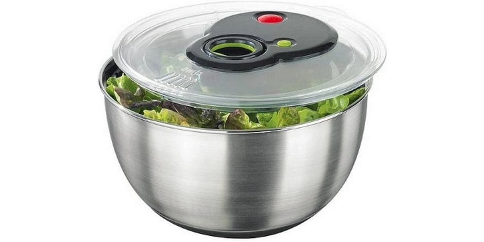 Emsa Salatschleuder Turoboline 27 cm, Silber Passiermühle