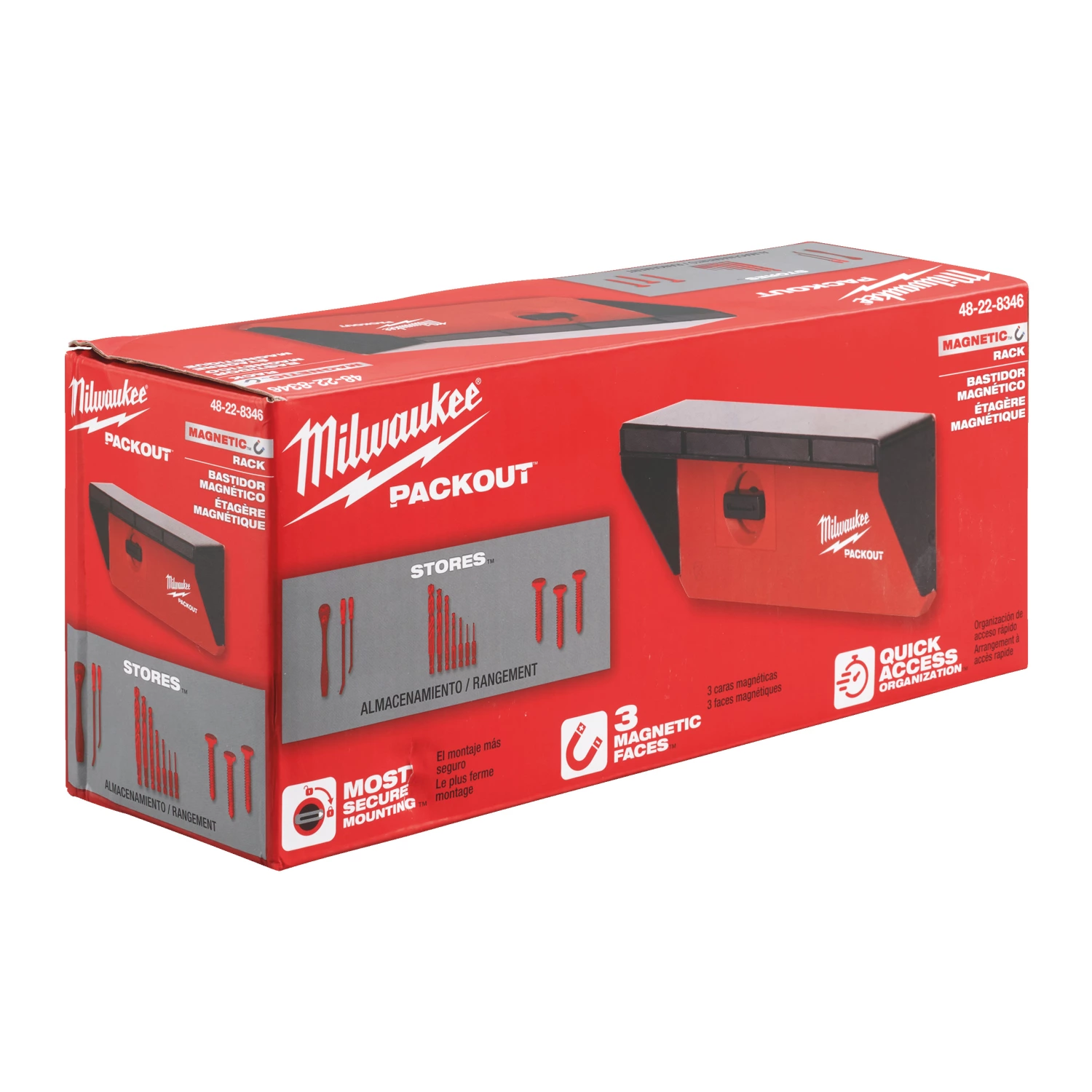 Milwaukee 4932493378 Packout magnetisch rek