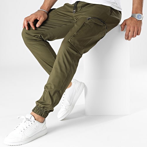 Pantalon Cargo Vert Kaki