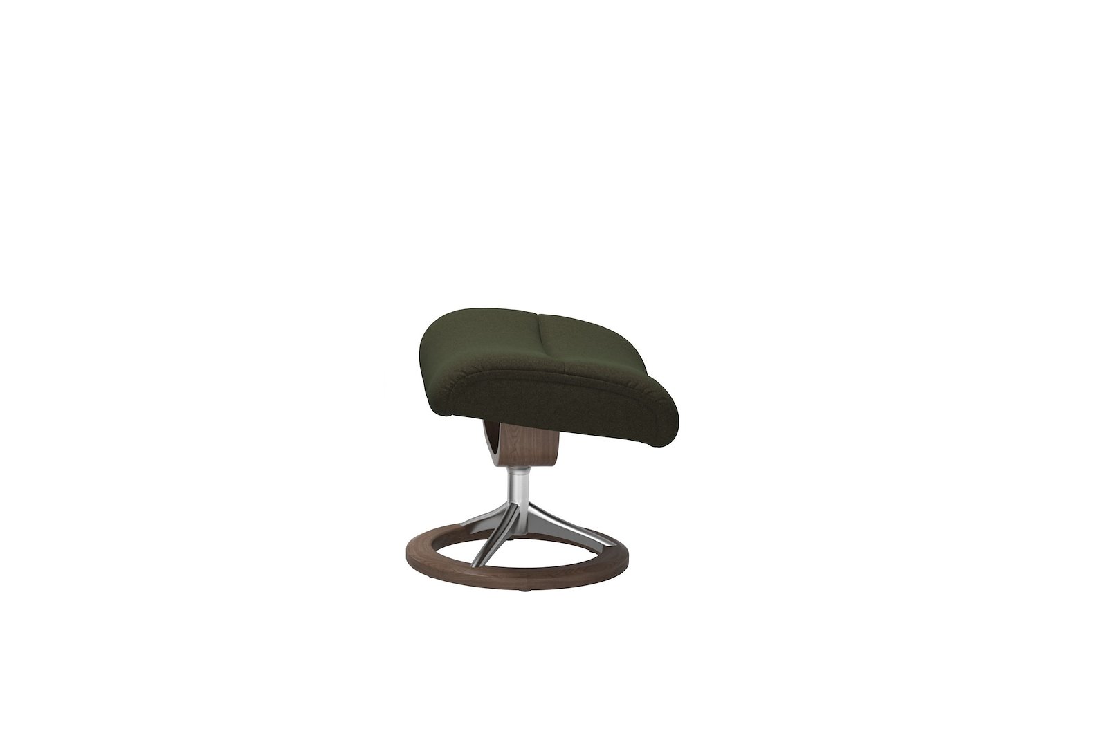 View krakk Tekstil Calido Green – Signature understell – Alu – Valnøtt - Medium