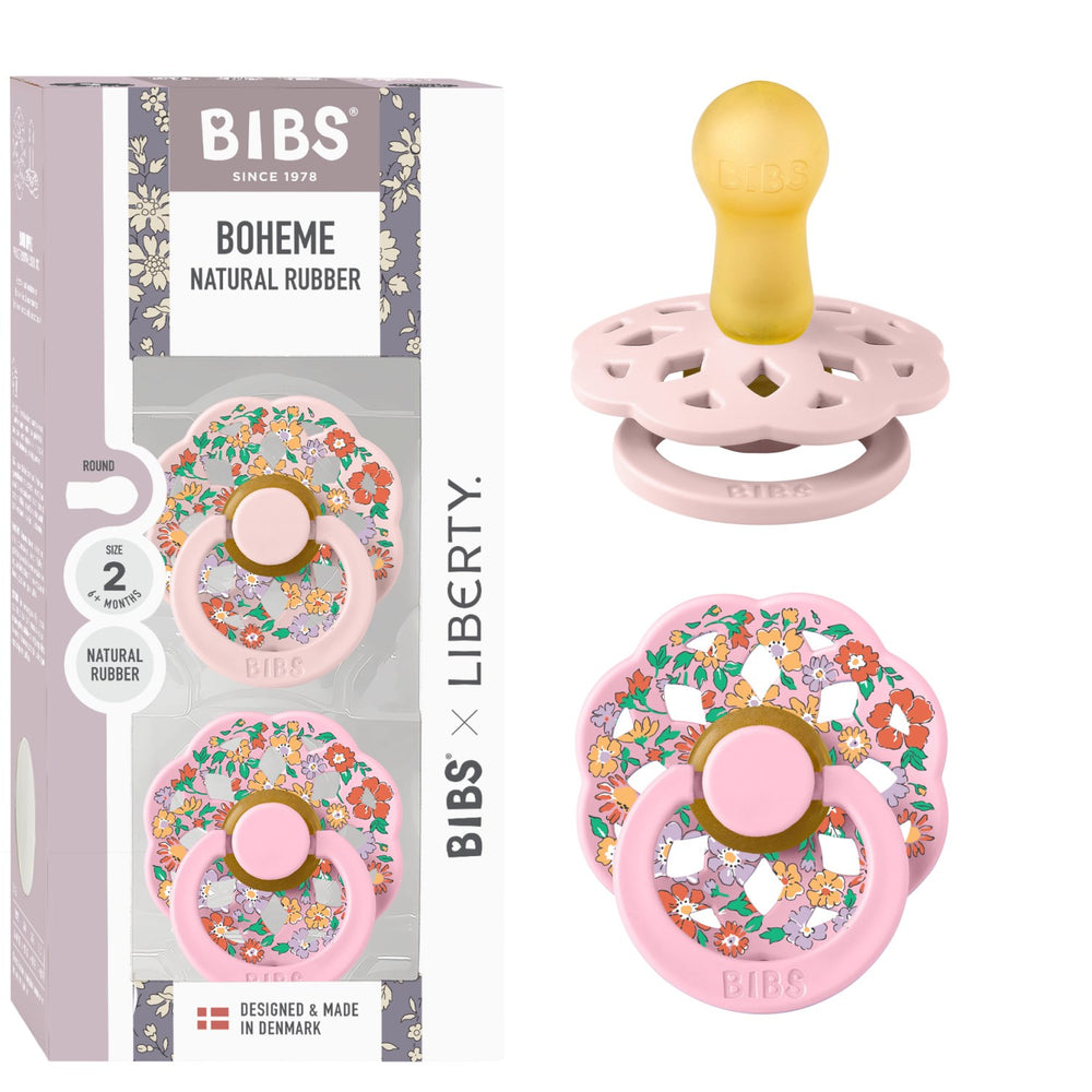 Køb Bibs X Liberty Blossom Mix Sut Boheme 2-Pak Oscar Meadow Latex