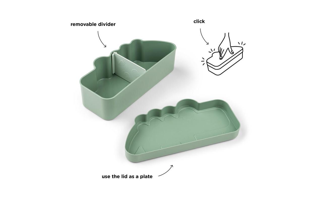 Frühstücksbox Kiddish GrünStabile und nachhaltige Lunchbox