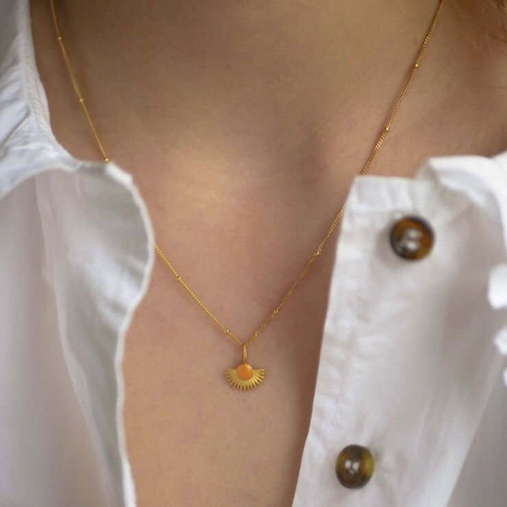 ENAMEL Copenhagen Necklace, Soleil Daisy