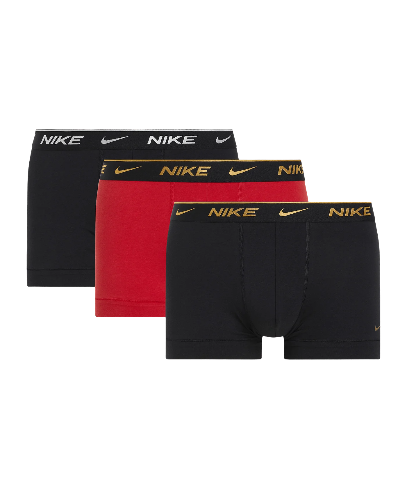 Nike Cotton Trunk 3er Pack Boxershort Schwarz FEXG