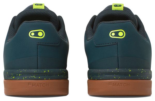 Chaussures VTT Crankbrothers Stamp Lace Edition Limitée Splatter Bleu / Vert Citron