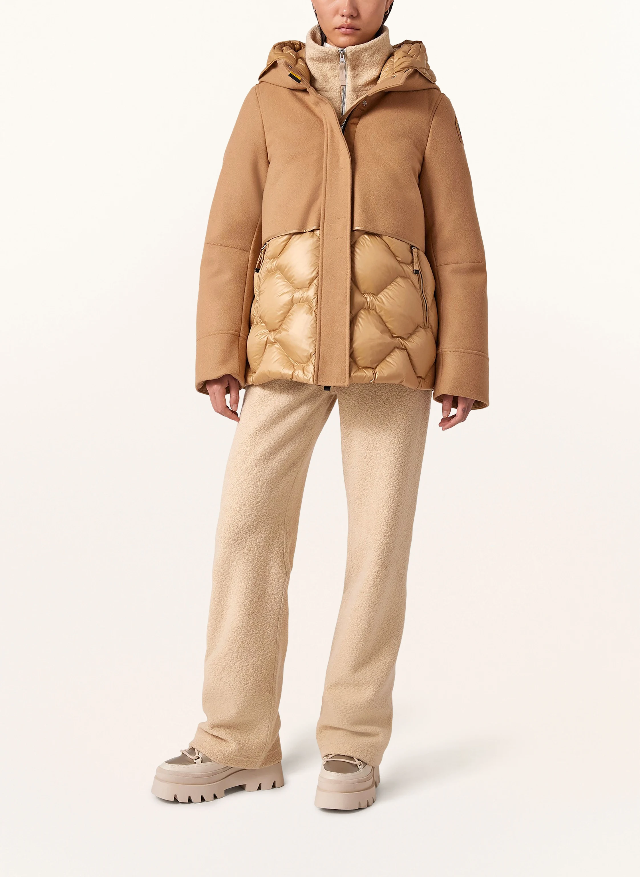 PARAJUMPERS Daunenjacke NADINE im Materialmix