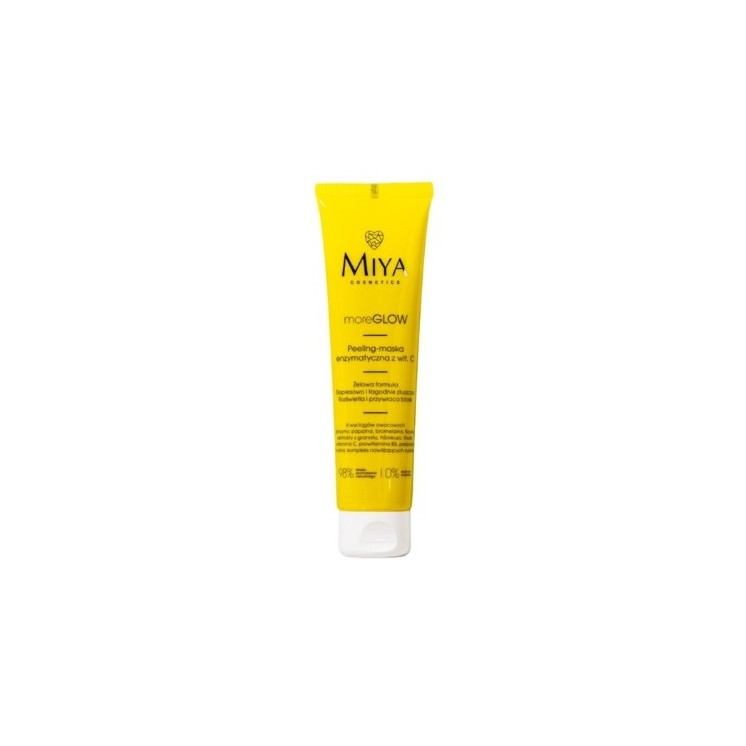 Miya Cosmetics moreGLOW Enzymatic Peeling – Gesichtsmaske mit Vitamin C 60 ml