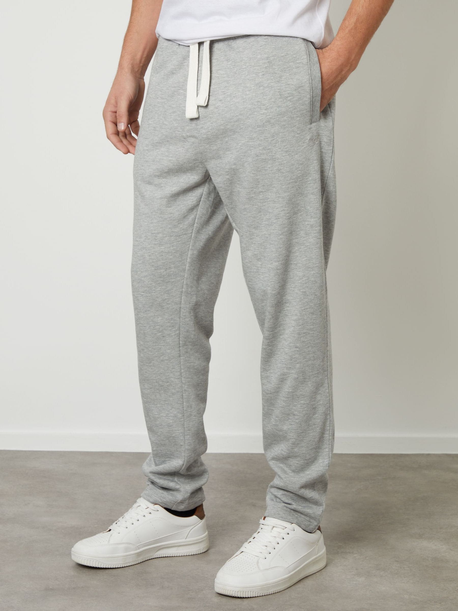 Grijs - Threadbare joggingbroek met rechte pijpen