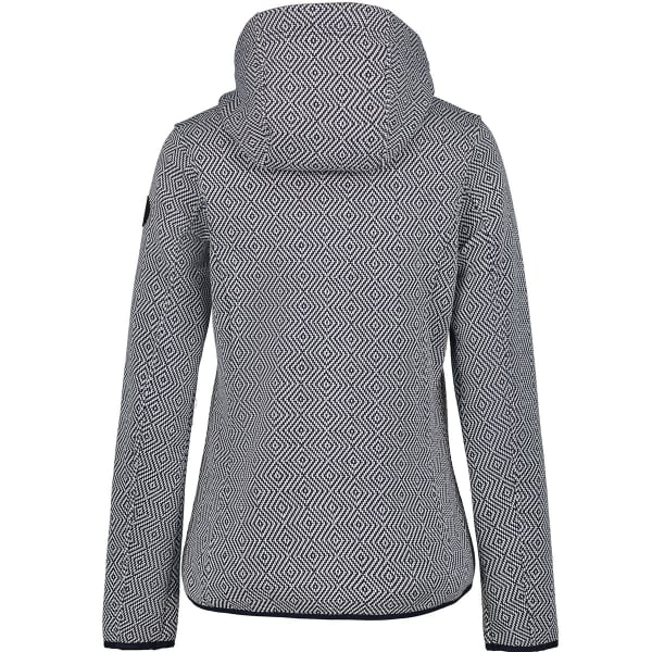 Veste polaire randonnée ICEPEAK ADRIAN MIDLAYER JACKET W BLEU FONCE