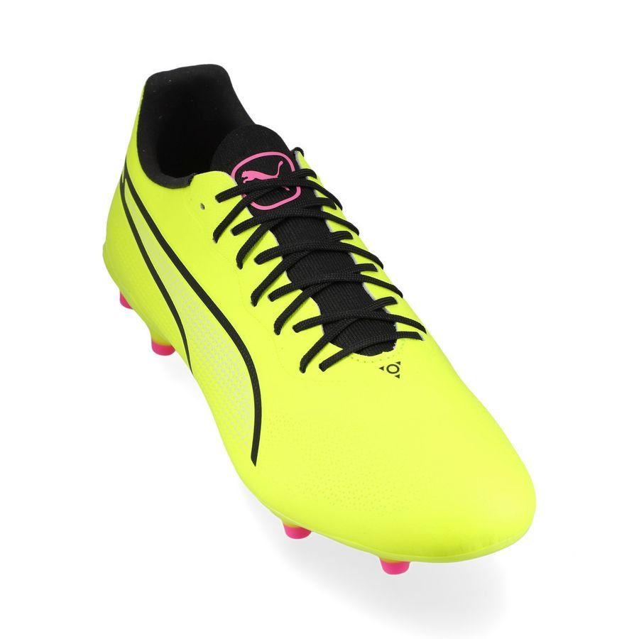 PUMA King Pro FG/AG Phenomenal - Electric Lime/Noir/Poison Pink Femme