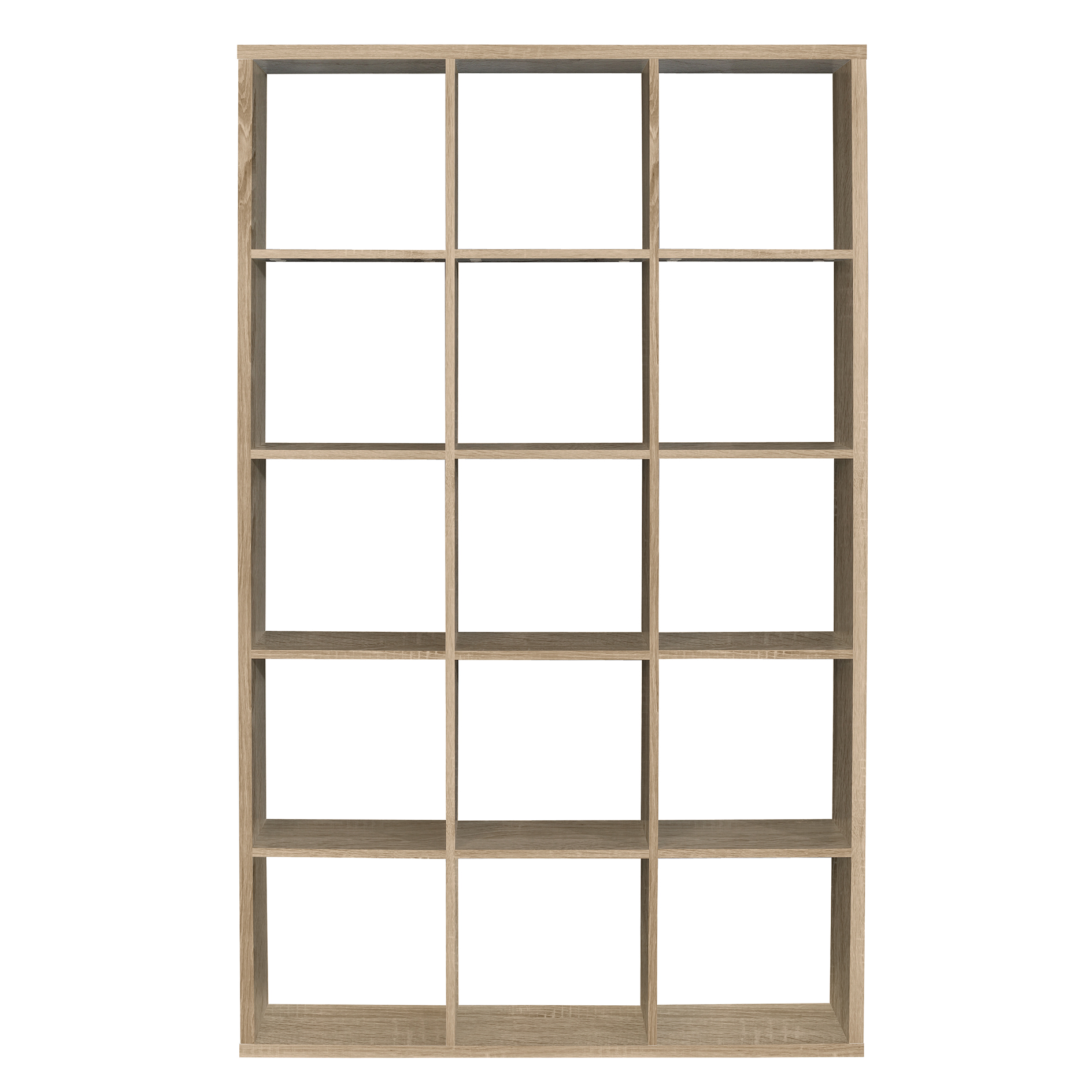 Standregal - Sonoma Eiche - 3x5 Fächer