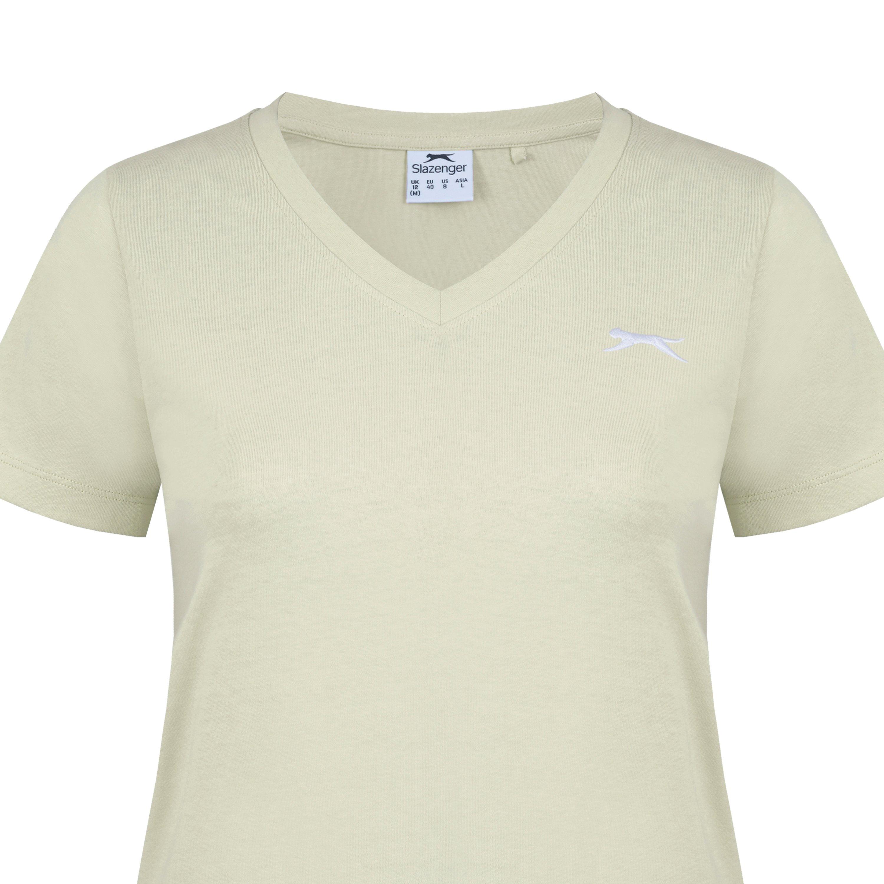 Slazenger Ladies V Neck Tee Shirt