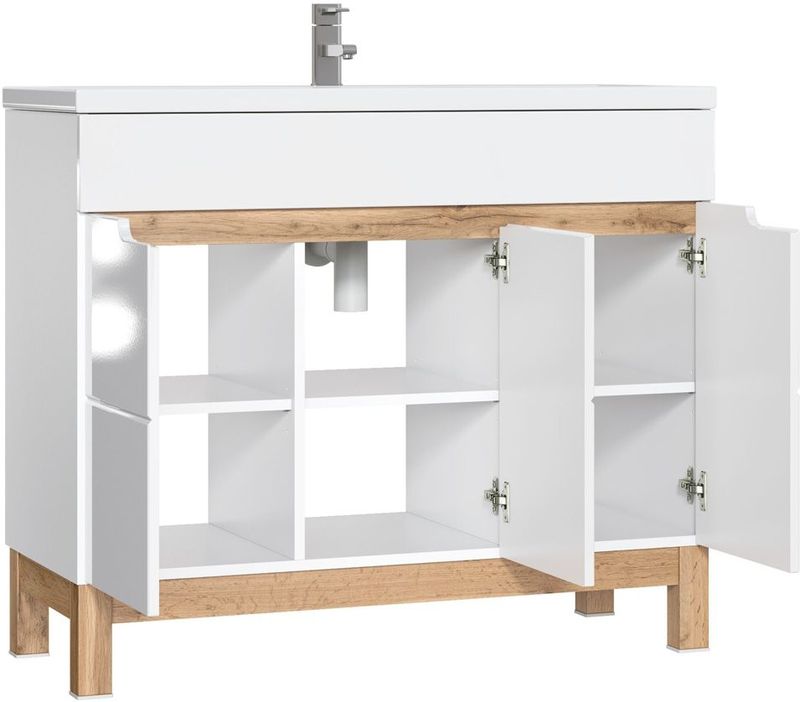 Comad - Bali - Onderkast - Wit - 100 cm - FSC Keurmerk