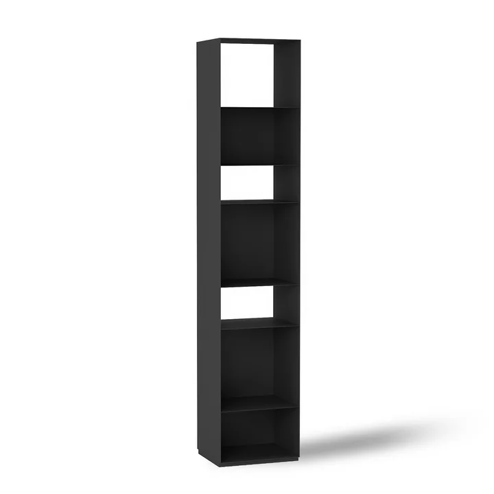 Müller Möbelfabrikation - Unit 1 Regal vertikal, seidenmatt anthrazit (RAL 7016)