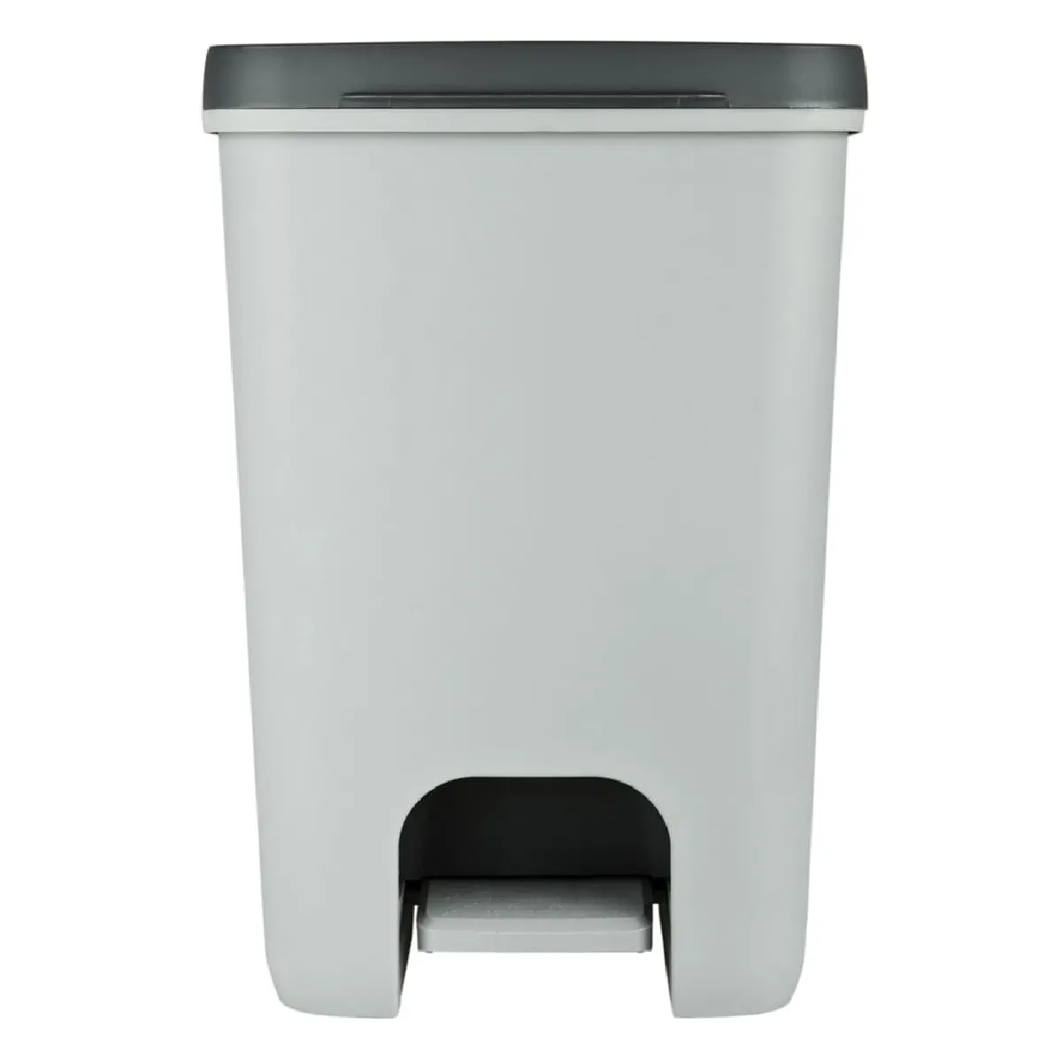 Curver Essentials Poubelle à pédale 20L Gris