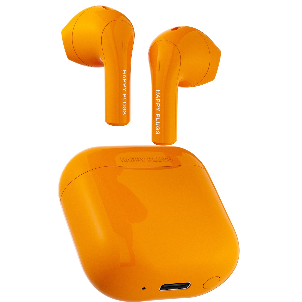 Happy Plugs Joy helt trådløse in-ear hodetelefoner (oransje)