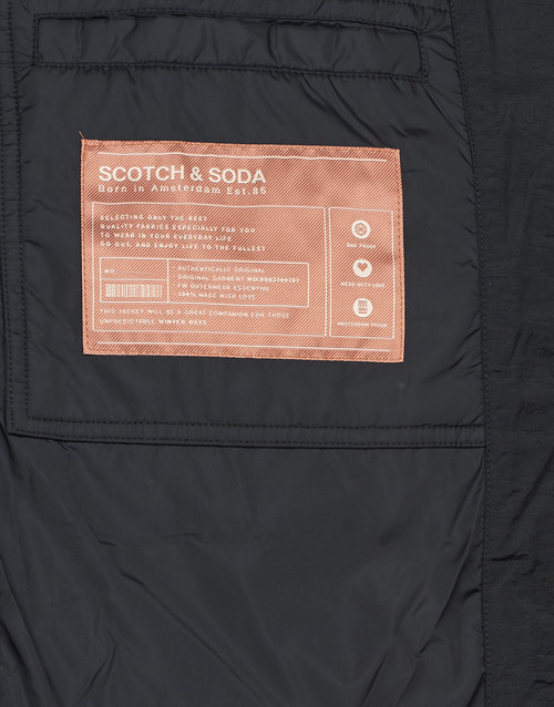 Scotch & Soda - WATER-REPELLENT SHIRT - Noir