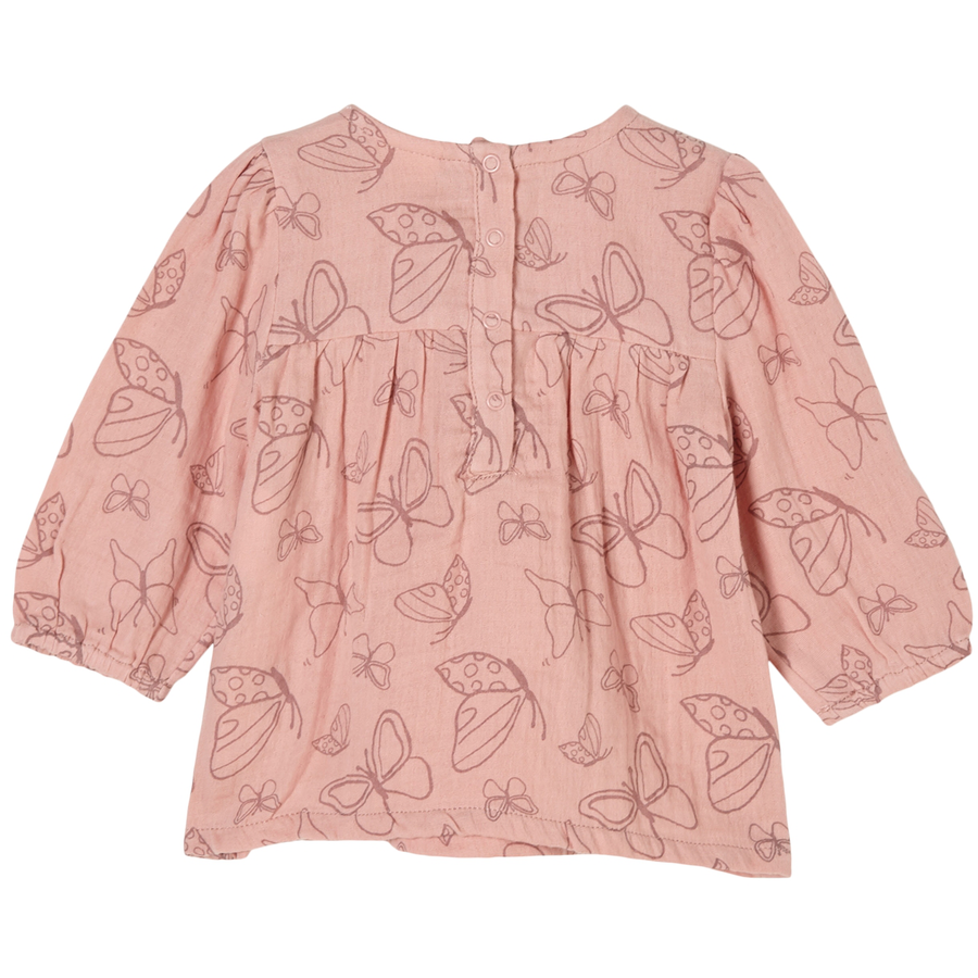 s.Oliver Bluse mit Schmetterlingsprint