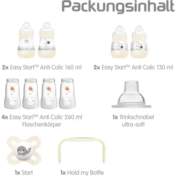 Babyflasche Easy Start Anti-Colic Set, 0+ uni
