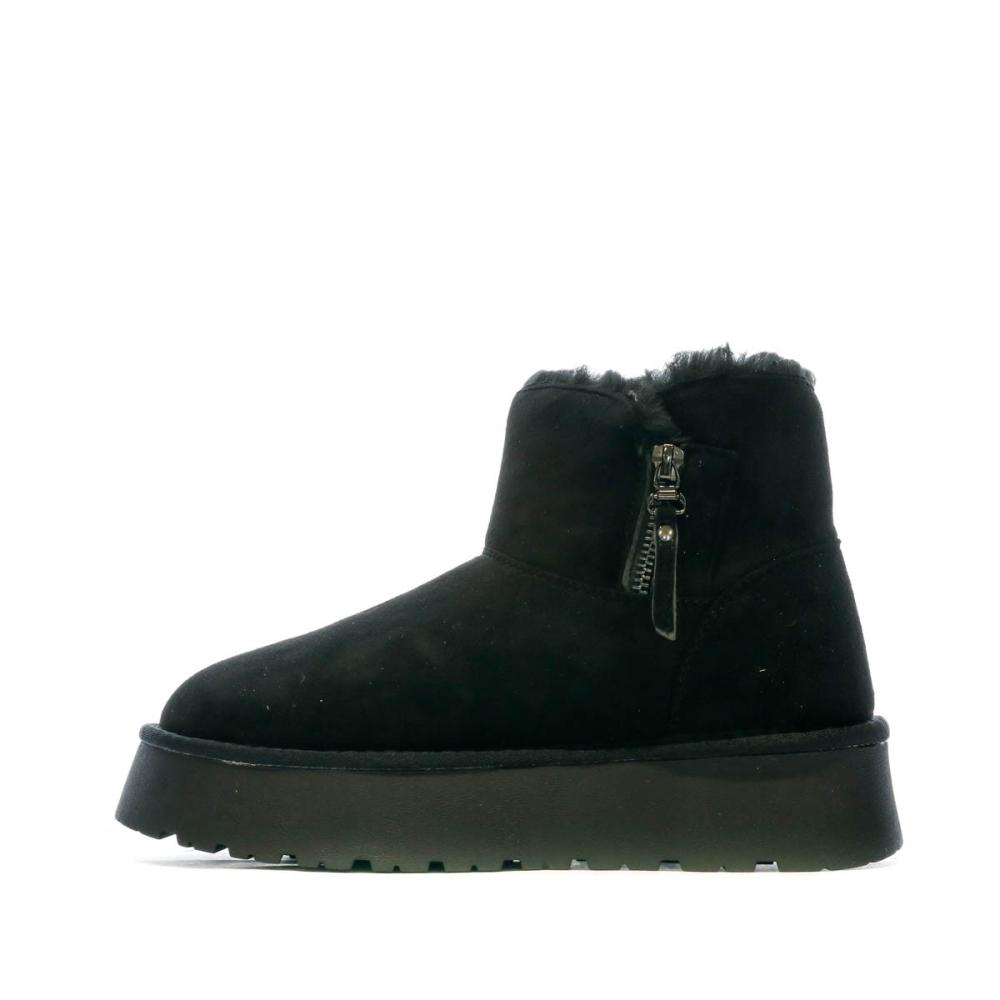 Xti Boots à Plateforme Noir Femme Xti 142210