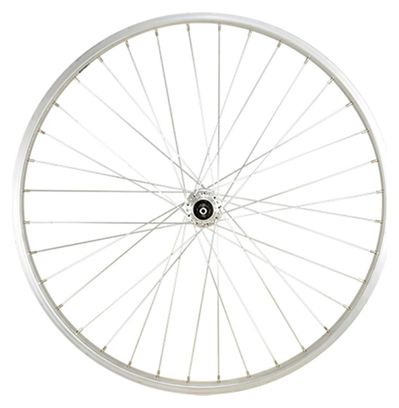 Roue vtt 26  ar blocage jante argent mach1. m110 moy miche magnum v-brake a visser 5/6/7v