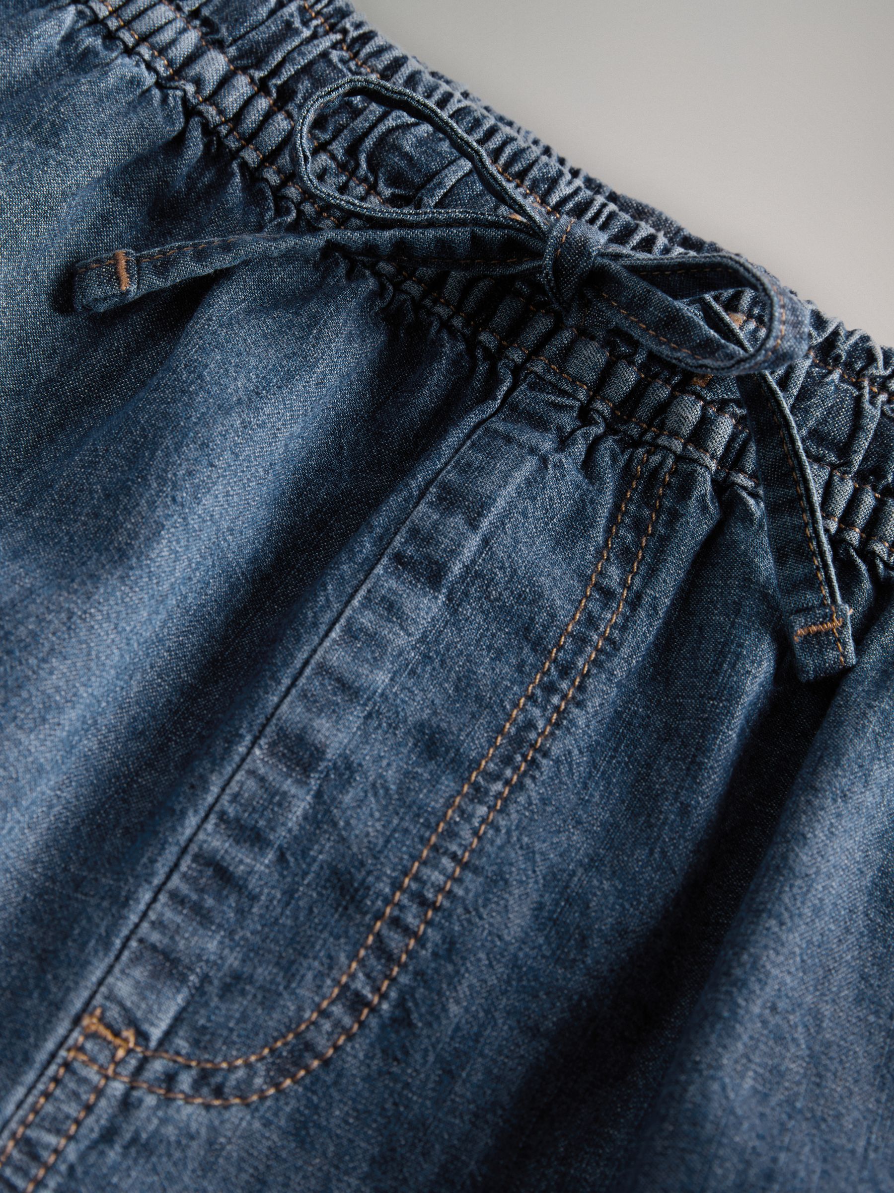 The Set 2 Pack Pull On Denim Shorts