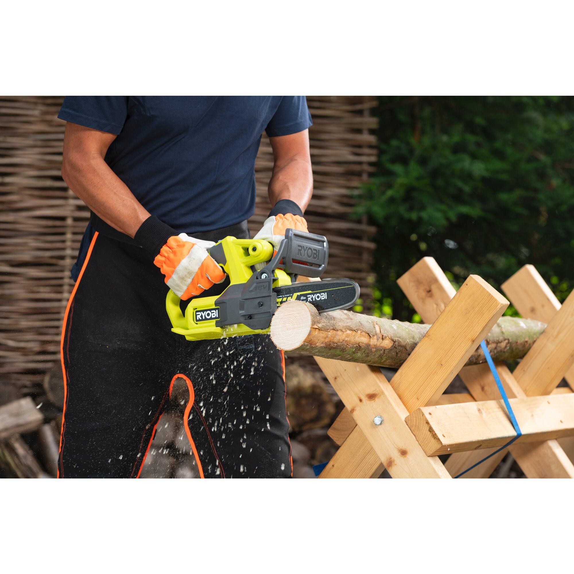 Ryobi Kettensäge ONE+ Akku-Kettensäge RY18CS20A-0, 18Volt