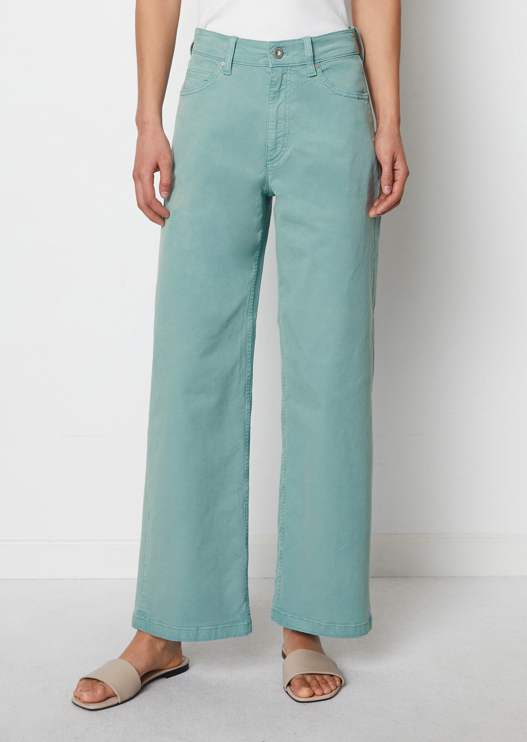 Wide Leg Pantsaus Organic-Cotton-Lyocell-Stretch-Mix