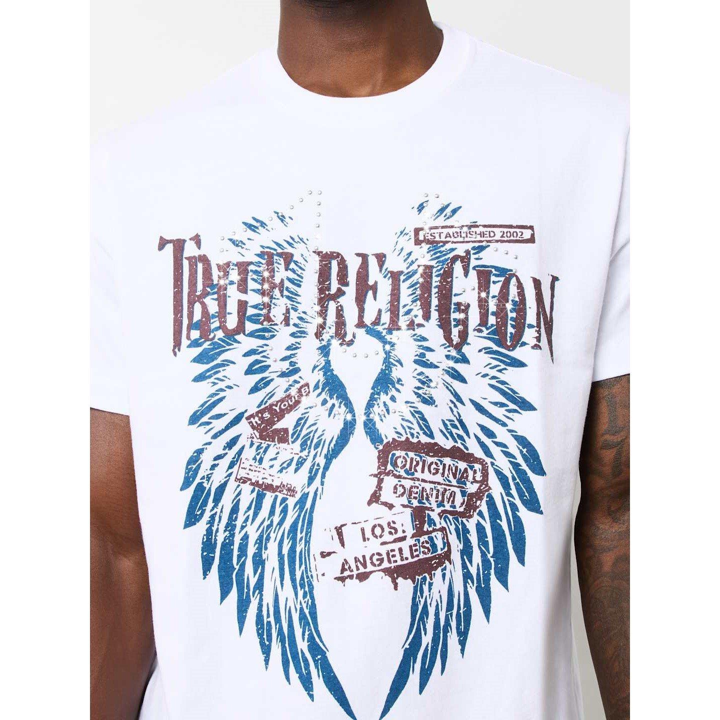 True Religion TR Wing Graphic T Shirt Mens