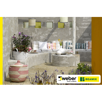 Weber Beamix deco tuinmortel muurverfraaier 860 20 kg
