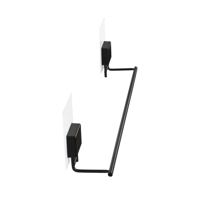 Porte serviettes autoadhésif haute résistance Bestlock Magic noir