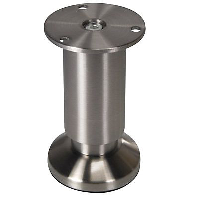 Pied ajustable Diall ø38 x 100-118 mm aluminium