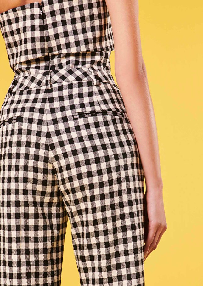 Pantalon Peternoir en vichy
