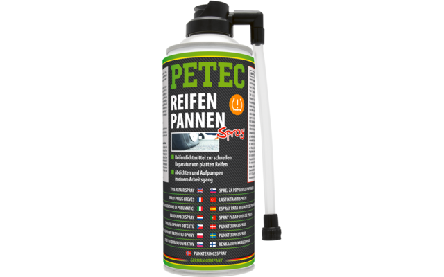 Petec Reifenpannenspray für Pkw 400 ml
